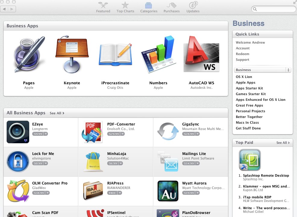 app store application for mac